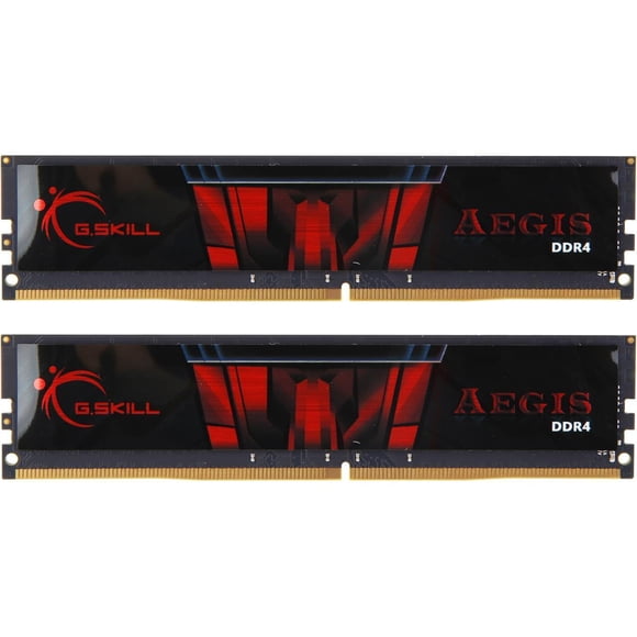G.SKILL Aegis 32GB (2 x 16GB) 288-Pin PC RAM DDR4 2666 (PC4 21300) Desktop Memory Model F4-2666C19D-32GIS