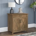 thumbnail image 4 of Bush Furniture Key West Secretary Desk with Keyboard Tray and Storage Cabinet in Reclaimed Pine, 4 of 5