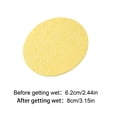 thumbnail image 3 of YoGold 10-Count Kitchen Sponges- Compressed Cellulose Sponges Non-Scratch Natural Dish Sponge 3D Foam Textured Sponges For Kitchen Bathroom Cars (Rotundity) Gold, 3 of 9