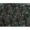 thumbnail image 4 of oneOone Georgette Viscose Fabric Leaves & Floral Block Print Sewing Fabric BTY 42 Inch Wide, 4 of 5
