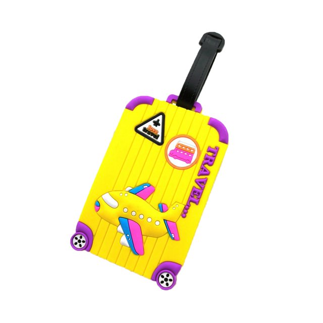 PVC Soft Rubber Luggage Silicone Hanging Tag Luggage Hanging Tag Boarding Card Sleeve