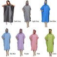 thumbnail image 2 of TFixol Quick-Dry Hooded Beach Towel Robe for Adults - Lightweight, Comfortable, and Versatile for Swimming, Diving, and Spa (Sky Blue), 2 of 6