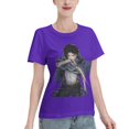 thumbnail image 2 of Women's Basic Short Sleeve T-Shirt Attacking Giant Levi Ackerman, 2 of 6