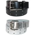 thumbnail image 1 of CTM® Kid's Leather Two Hole Jean Belt (Pack of 2 Colors), 1 of 4