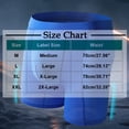 thumbnail image 3 of Men's Ice Silk Extended-Length Breathable Elastic Flat Front Trunks for Men, Moisture-Wicking, Seamless, Soft Viscose Blend, All-Season Comfort, for Running Exercise Home Use, 3 of 7