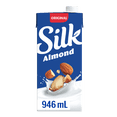 thumbnail image 2 of Silk Almond Milk Alternative, Original, Dairy Free, Shelf Stable, 2 of 8