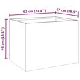 thumbnail image 4 of vidaXL Planter 62x47x46 cm Corten Steel, 4 of 5