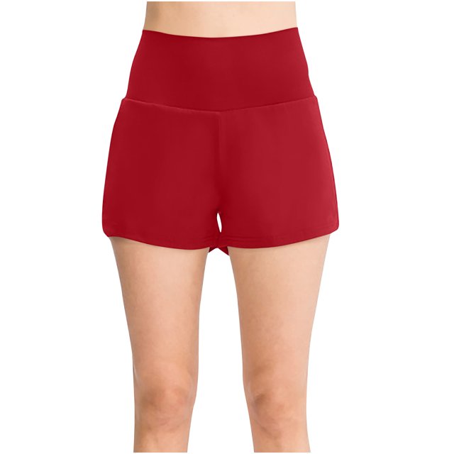 Timegard Workout Shorts for Women Quick Dry High Waisted Comfy Athletic Running Yoga Shorts Trackshorts