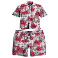 thumbnail image 2 of Stylish Matching Set  Men‘s Printed Shirt and Shorts for Hawaii, 2 of 9