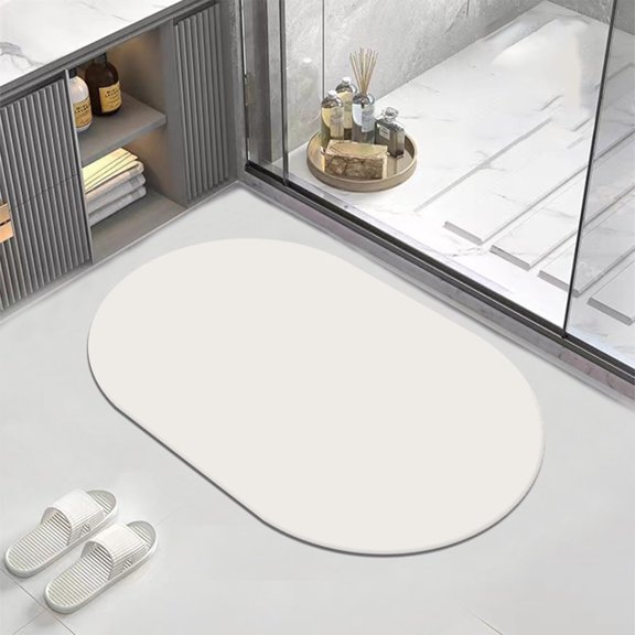 Super Absorbent Bath Rug with Non Slip Rubber Backing for Safe Bathroom Use Quick Dry and Dirt Resistant Shower Mat Easy to Clean Versatile Floor Mats for Bathtub 16x24in
