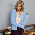 thumbnail image 2 of Formal Cardigan Sweater Dresses for Women Thick Sweater Cardigan plus Size Short Cardigan Summer Sweaters for Women Open Front Light Sweaters for Women Open Front Titanium Snap Cardigan Sweaters for, 2 of 4