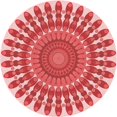 thumbnail image 1 of Ahgly Tapis Rond Lavable en Machine Intérieur Transitionnel Rose Pastel, 3 Pieds Rond, 1 of 7