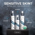thumbnail image 5 of Nano Clear Men's USDA Organic 3-Step Skincare Kit, Charcoal Cleanser, Hydrating Serum & Active Moisturizer for Sensitive Skin, 3-Piece Set , Gift for mens, 5 of 5