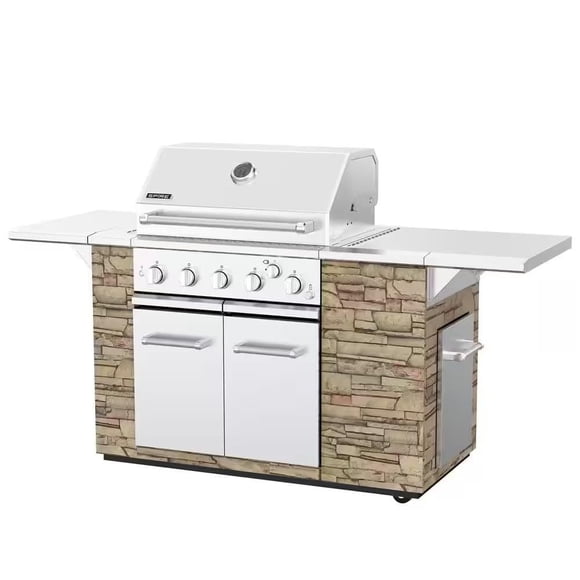 Barbecue encastrable au gaz propane Stone Island Spire 5 brûleurs
