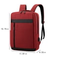 thumbnail image 3 of Rvkxad USB Charging Business Backpack, 15.6 Inch Laptop Compartment for Travel Flight, Computer Bag Daypack, 3 of 5