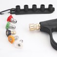 thumbnail image 2 of Graflsoa 7-Color Pressure Washer Nozzle Set with ABS Base, Stainless Steel Tips, and Compact Storage Holder (040), 2 of 7