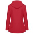 thumbnail image 3 of Lightweight Jacket Women Solid Rain Jacket Outdoor Plus Size Waterproof Hooded Raincoat Windproof Womens Light Jacket on Clearance, 3 of 5