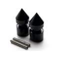 thumbnail image 2 of Krator Spike Black Swingarm Spools Sliders Motorcycle Compatible with Yamaha FZ6 FAZER 2004-2008, 2 of 3