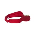 thumbnail image 2 of Visière de Sport Solide Ajustable, Rouge, 2 of 2