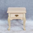 thumbnail image 4 of serony Table de Chevet de Chambre en Bois Simulée 1/12 pour Filles, Cadeaux, 4 of 9