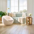 thumbnail image 2 of Better Homes & Gardens Mira Swivel Chair, Cream, 2 of 10