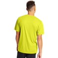 thumbnail image 3 of Hanes Cool DRI TAGLESS Men`s T-Shirt, L, Safety Green, 3 of 3