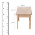thumbnail image 3 of Maison de Poupée à l'Échelle 1/12 Table à Manger Modèle Cadeaux Ensemble de Meubles Jouet pour Enfants, Table, 3 of 10