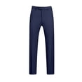 thumbnail image 1 of AherBiu Mens Dress Pants Pantalon Habillé pour Homme Taille Extensible devant Plat Grande Taille Coupe Ajustée Pantalon Extensible Classique Confortable, 1 of 3