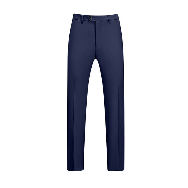 AherBiu Mens Dress Pants Pantalon Habillé pour Homme Taille Extensible devant Plat Grande Taille Coupe Ajustée Pantalon Extensible Classique Confortable
