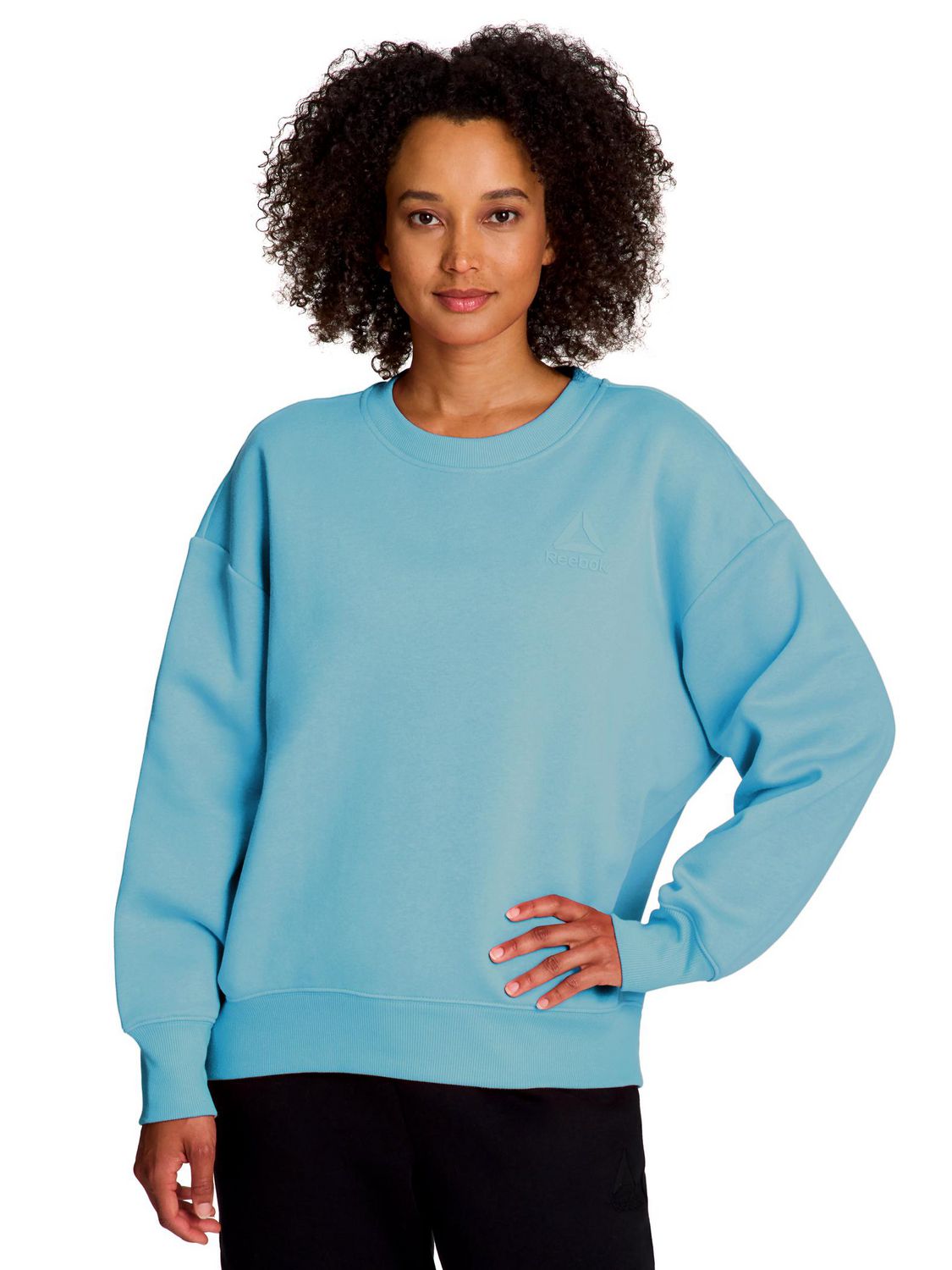 Reebok Women's Weekender Oversized Crewneck Sweatshirt