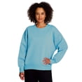 thumbnail image 1 of Reebok Women's Weekender Oversized Crewneck Sweatshirt, 1 of 4