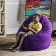 thumbnail image 5 of Jaxx 4 Pi Cocoon Pouf pour Enfants avec Doublure Intérieure Protectrice, Raisin (Ensemble de 1), 5 of 5