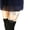 WH, variant on EGNMCR Peach Heart Garter Belt Nightclub Bar Leather Leg Garter Clip Garter Clip