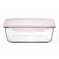 thumbnail image 2 of Starfrit LocknLock Glass contenant de rangement en verre, rectangulaire, capacité de 2L / 68oz, 2 of 8
