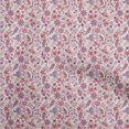thumbnail image 1 of oneOone Coton Jersey Gris Clair Jacobée Robe Florale Tissu Tissu Imprimé par la Cour 58 Pouces de Large, 1 of 5