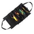 thumbnail image 1 of Sac à Outils en Toile Enroulable, Pochette à Rouleaux d'Outils Polyvalente Organisateur d'Outils avec 5 Poches à Glissière Porte-Outils, 1 of 8