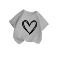 thumbnail image 3 of WEAIXIMIUNG Chandails d'Automne pour Filles T-Shirt Mignon à Motif pour Fille Col Rond Manches Courtes T-Shirt Décontracté d'Été 130, 3 of 6