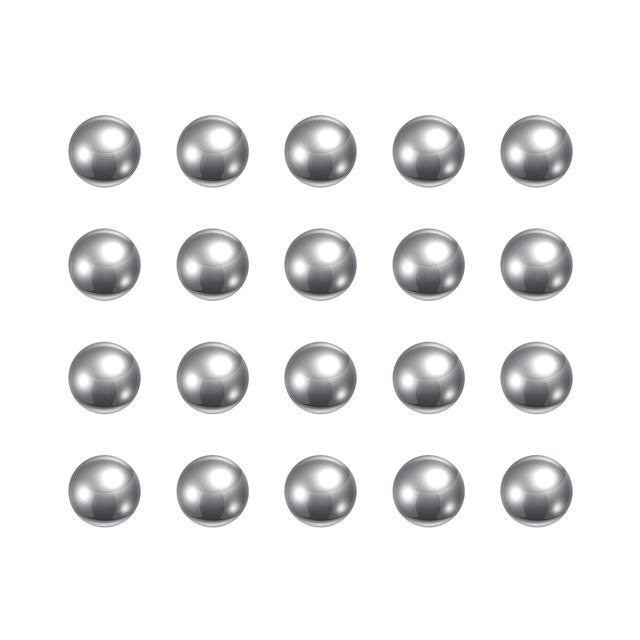 Uxcell Roulements en Acier Inoxydable 420 à Billes G100 Précision 5/16 Pouces