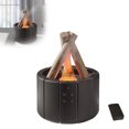 thumbnail image 2 of Binwennn Humidificateurs de Sol pour Grande Pièce Diffuseur de Feu de Camp Mini Humidificateur de Feu de Camp Brume d'Air Diffuseur d'Huile de Feu de Camp avec Télécommande pour la Maison, 2 of 4