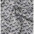 thumbnail image 1 of Soimoi Gray Poly Georgette Fabric Cat Animal Print Fabric by the Yard 42 Inch Wide, 1 of 5