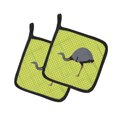 thumbnail image 1 of Carolines Treasures BB7749PTHD Rhea Green Pair of Pot Holders, 1 of 1