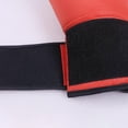 thumbnail image 4 of Boxing Gloves Kick Boxing Leather Sparring Heavy Bag Workout MMA Gloves Adult and Children   Red Adult, 4 of 4