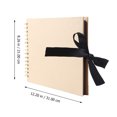 thumbnail image 2 of SHOWERORO Travel Scrapbook Album Kraft Paper for Writing and Drawing 1Set, 2 of 6
