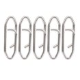 thumbnail image 1 of Peahefy Fishing Clips Link,100Pcs Fishing Tackle Power Clips Stainless Steel Fishing Speed Clips Connector M, 1 of 8