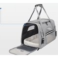 thumbnail image 3 of Sac pour Chien, Sac de transport pour Animaux, Gris, 3 of 8
