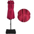 thumbnail image 3 of Patiojoy 15 Ft Outdoor Double-Sided Patio Umbrella Parasol with Base, 3 of 9