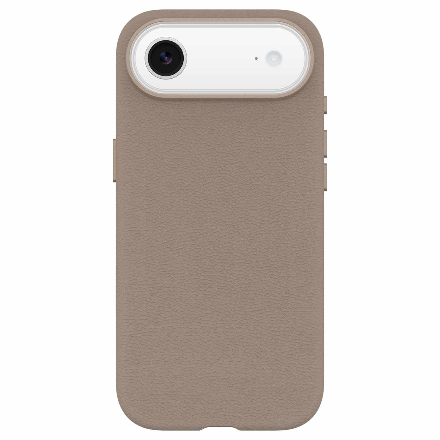 OtterBox Symmetry Cactus Leather MagSafe Case w/Camera Control Grey Comfort for iPhone 17 Pro