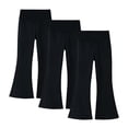 thumbnail image 1 of Fall Saving! HVOBTTY Kid's Long Bootcut Leggings, Girls' Flared Pants High Waisted Pants Mid Size Children's Fall Sports Long Pants Multicolor, 8 Years, 1 of 5