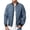 Blue, variant on fartey Men's Lightweight Aviator Bomber Jackets Plus Size Full Zip Up Stand Collar Motorcycle Jacket with Pockets Casual Roomy Windproof Fall Winter Warm Outerwear, S-5XL