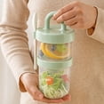 thumbnail image 2 of Yhmxh Simples Student Breakfast Yogurt Salad Cup Double Layer Handy Cup With Lid And Spoon Portable Takeaway Fats Loss Light Diet Cups Kitchen Essentials Home and Kitchen Kitchen Tools, 2 of 6